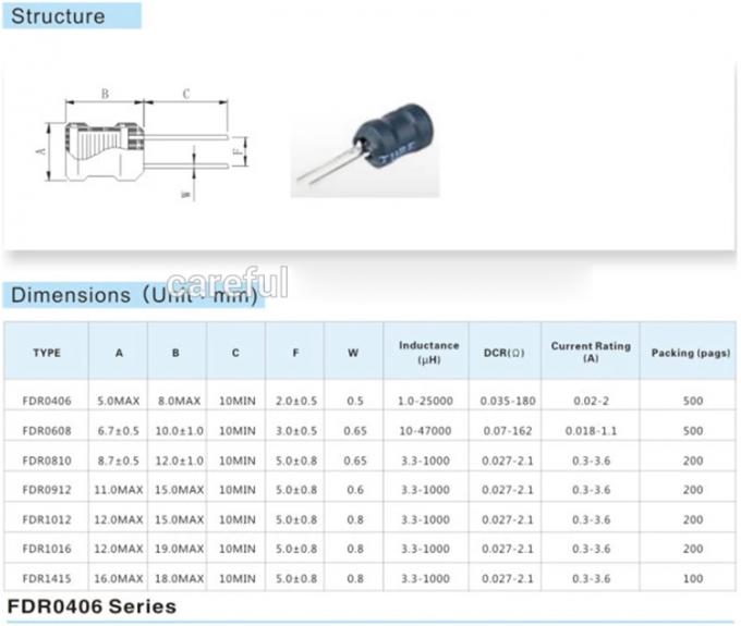 Three Pin Inductor 3 Pins 100uh Drum Core Inductor Radial Coils Ferrite Choke Coil Inductor