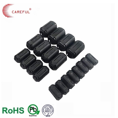 comprar Plástico preto SCRC/SCNF Tipo Clipe On Soft Duas peças EMI Supressão Ferrite Shielding Split Electromagnet Cable Core online manufacture