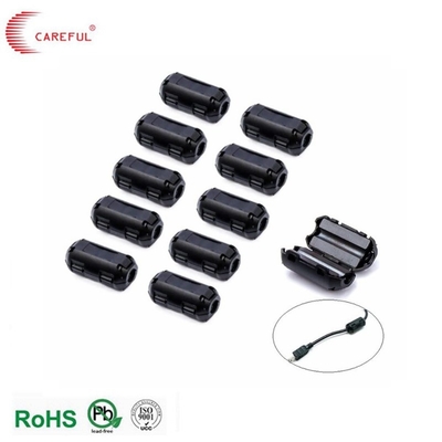 Купить EMI сцепление на USB кабеля Феритовое ядро Черный пластик 5 мм сцепление на Феритовое кольцевое ядро online manufacture
