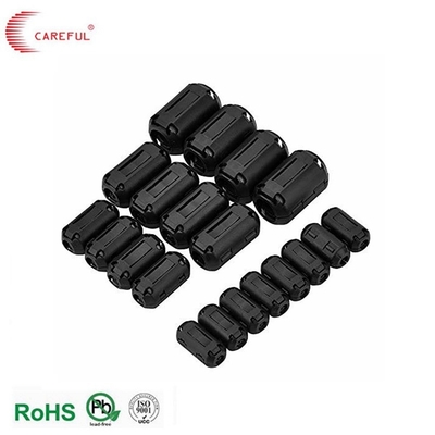 Αγορά 20 PCs δωρεάν δείγμα EMI Clamp Clip στο καλώδιο USB Ferrite Core για καλώδιο διαμέτρου / 7mm / 9mm / 13mm online manufacture