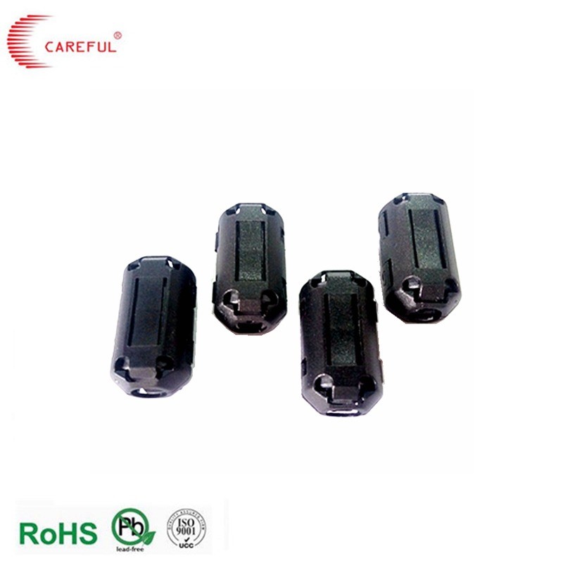 EMI Suppression Split Core Rohs ISO9001 High Frequency Cable Ferrite Core